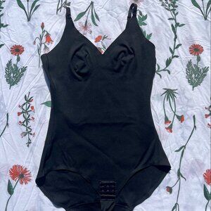 Black Contour Bodysuit